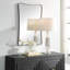Miroir de salle de bain Loudon, noir