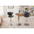 Adjustable Swivel Barstool With Chrome Base-879709742