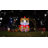 Christmas Inflatable 6 FT Sitting Christmas Cat Inflatables Christmas Cat Blow Up with Built-in LEDs