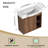 24'' Single Bathroom Vanity with Ceramic Top