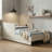 Convertible Twin Velvet Sofa Bed with Storage Drawers - Space-Saving Beige Daybed, No Box Spring Needed-2055496457