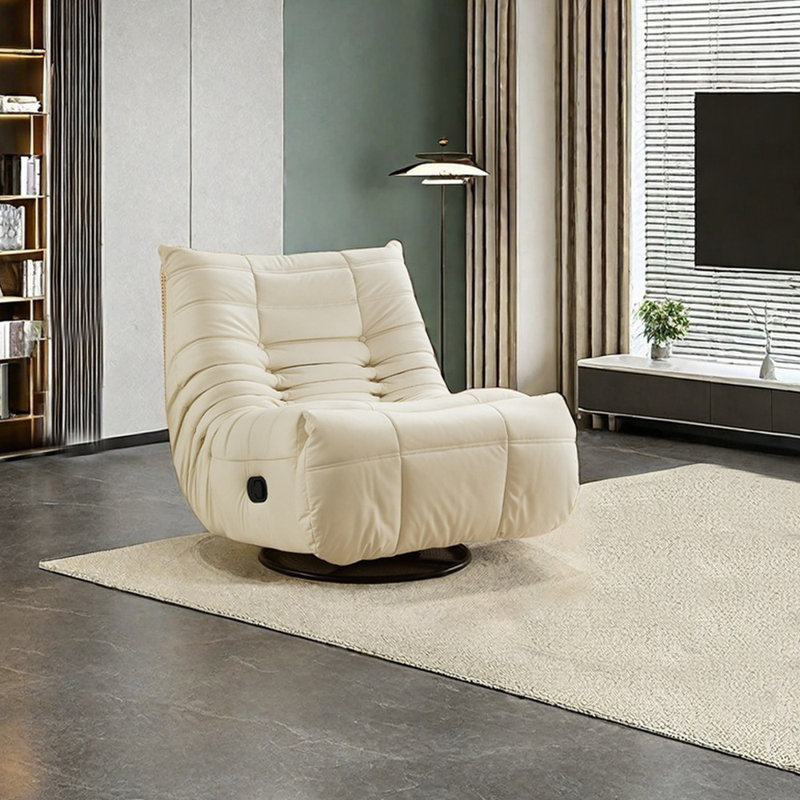 Fletching, Beige Faux Leather