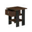 Stanbridge Side Table Nightstand with Fabric Storage Bin-409459253