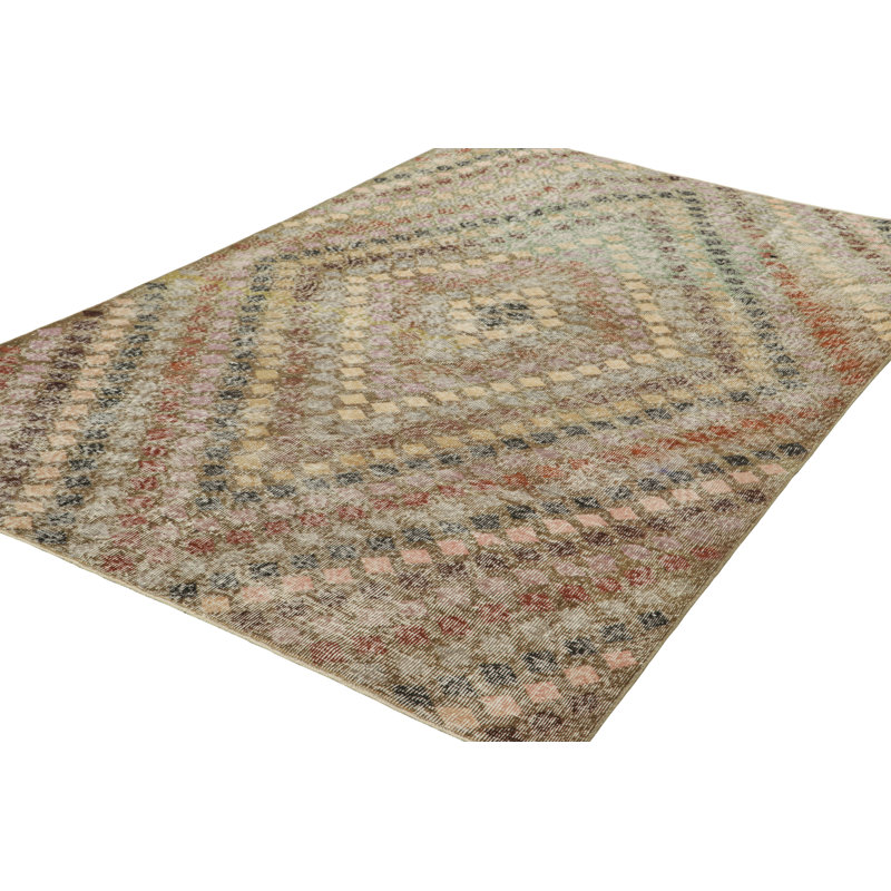 One-of-a-Kind 5’6”x8’4” Hand Knotted Area Rug