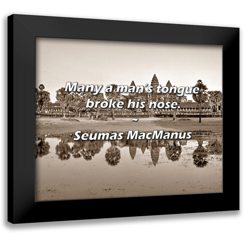Citation de Seumas Macmanus: Beaucoup de gens ont la langue cassée.