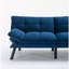 Canapé-lit pliant bleu marine moderne