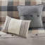 Ensemble de housse de couette à chevrons double / grand 6 pièces-117539046