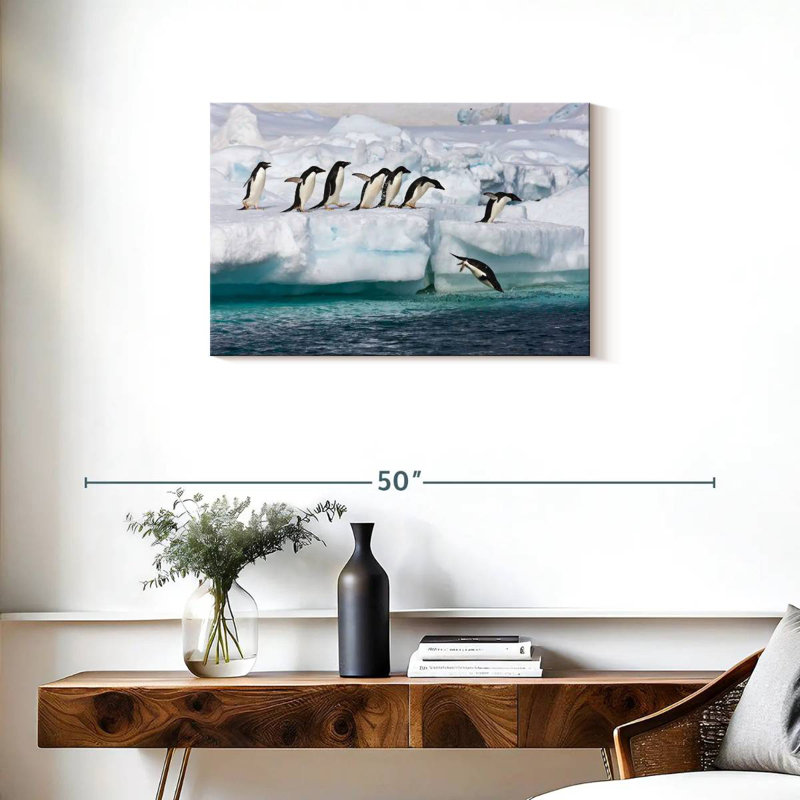 Pingouins d'Alie Alievie, H 20 po x l 30 po