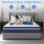 Matelas hybride en mousse à mémoire de forme 10 po avec mousse certifiée CertiPUR-US-1574513116-1574513119