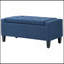 Banc de rangement pour le salon, plateau relevable avec bouton, repose-pieds polyvalent, lit et nombreuses options rembourrées pour une installation polyvalente-599940072