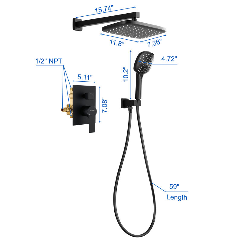 All-In-One Kit with Rough in-Valve