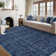 Machine Washable Rug with Rubber Backing for Living Room Modern Non-Slip Dining Room Rug Easy-Cleaning Solid Floor Carpet for Bedroom Hallway Kitchen Office Playroom