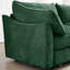 Chenille 2 places avec croissant et tiroirs de rangement pour les petites maisons urbaines confortables au design enveloppant contemporain-1218487300