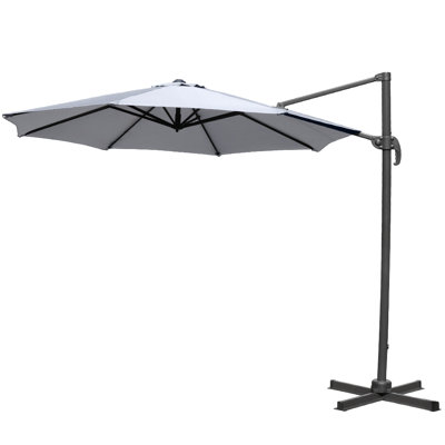 Pyle 3m Cantilever Roman Parasol
