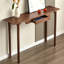 Console brune de style chinois simple-1653459104