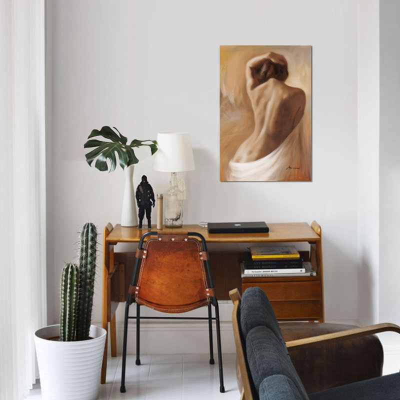 «Figurative One» par Julianne Marcoux - impression sur toile tendue, H 60 po x l 40po x P 1,5 po, Toile tendue, Pas de tapis