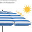 Oakley 180cm Beach Parasol
