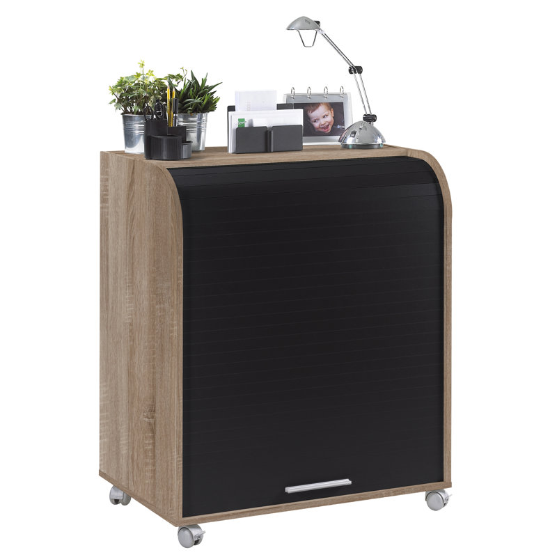 Must 2 -Drawer, Oak/Black