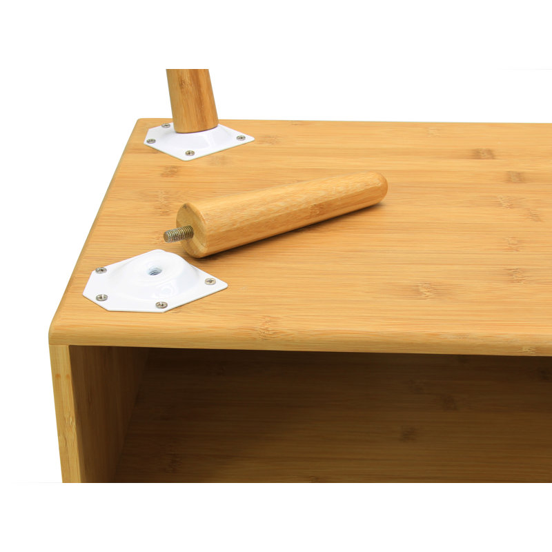 Knott 45cm W Solid Wood Bedside Table