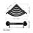 HealthCraft - PLUS Corner Shelf 9.5", Grab Bar for Bath and Shower Safety (500 lb. Capacity)-67791253