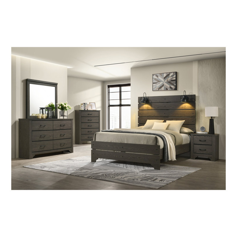 Commode 6 tiroirs Junipe Brown