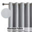 Linen Blackout Eyelet Curtains Set - Thermal Insulated, Noise Reducing, Ready Made Curtains-121646959-121646962