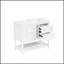 Armoire de meuble-lavabo 36 po avec lavabo encastré en céramique, 4 tiroirs et structure en bois massif pour salle de bain moderne-328444419