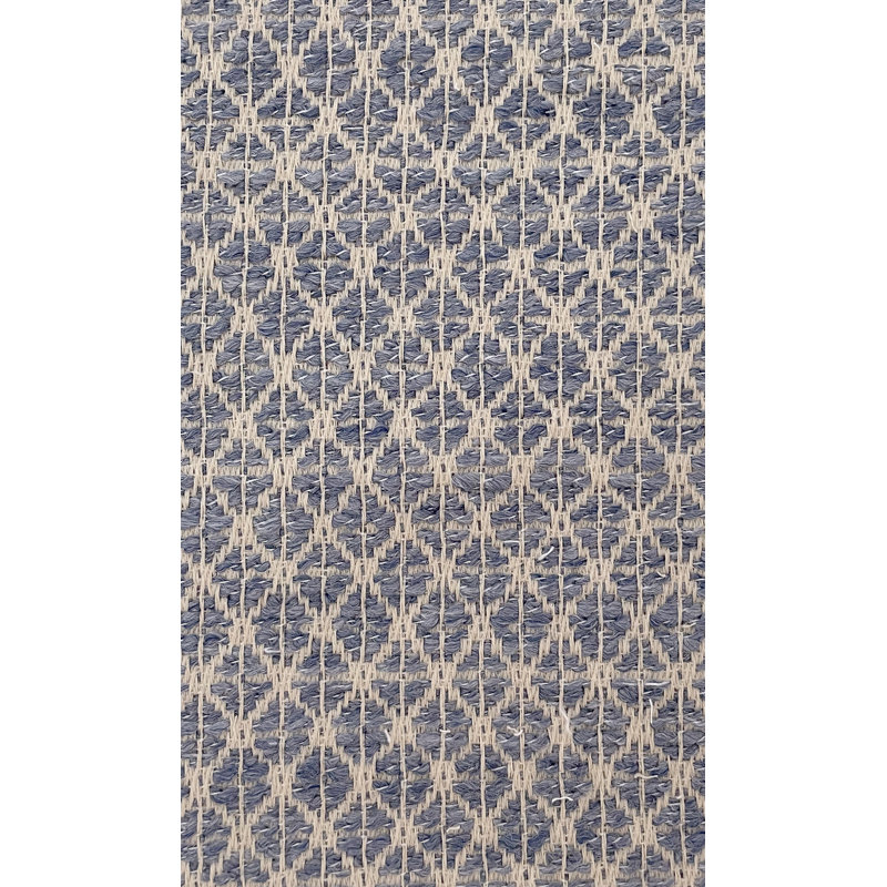 Coastal Breeze Indigo Blue Acrylic Outdoor Pillow 24x24