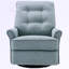 Fauteuil inclinable de salon, fauteuils inclinables et pivotants à 270 degrés-1243458789