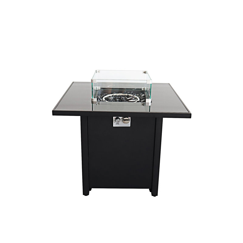 Outdoor Fire Pit For Outdoor Home Garden Backyard Fireplace (30 Inch Steel Black Color)