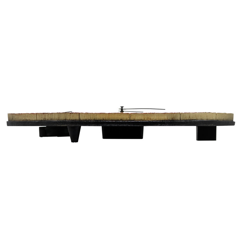 Clock Bourbon Barrel with Thermometer