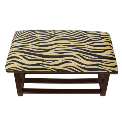 Banc de rangement rembourré avec tablettes
