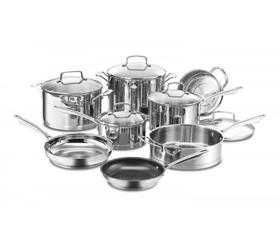 Cuisinart Professional Series 13 Piece Stainless Steel Cookware Set