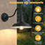 Matte Black 25cm H Outdoor Barn Light