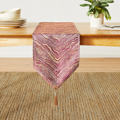 Chemin de table Carnageeragh Fields Zebra Patern