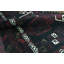 Hand-Knotted High-Quality Black and Red Area Rug