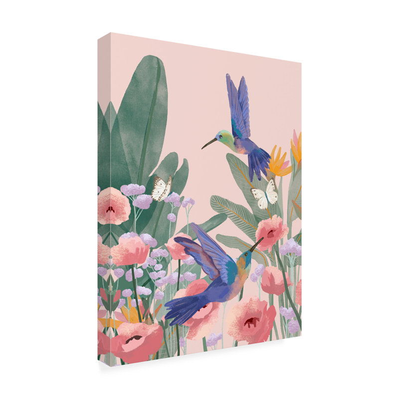 Art sur toile Goed Blauw Hummingbirds, H 24 po x l 18 po x P 2 po