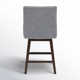 Zahara 26" Upholstered Swivel Counter Stool