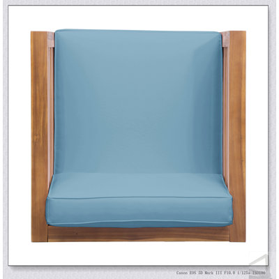 Ensemble de fauteuils club de style moderne Mid-Century et fabrication en bois d'acacia durable pour la vie en plein air Oana