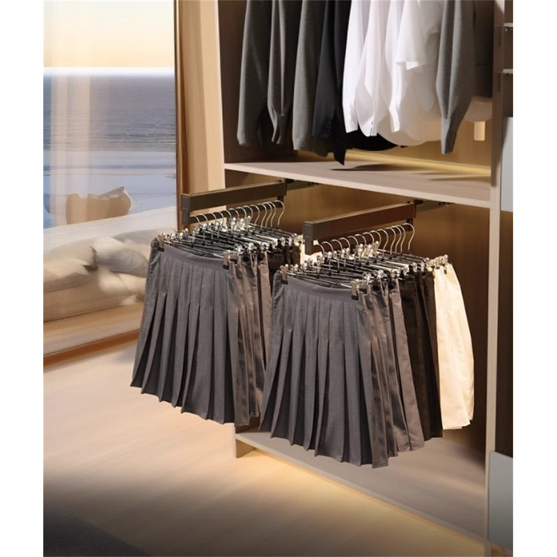 Premium Aluminum Extendable Trouser Rack With Slide Rail