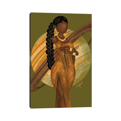 " Capricorn " by Colored Afros Art Painting Print