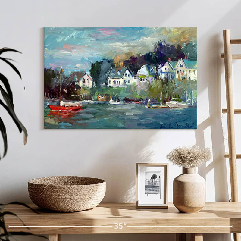 Serene Dock, 16" H x 24" W
