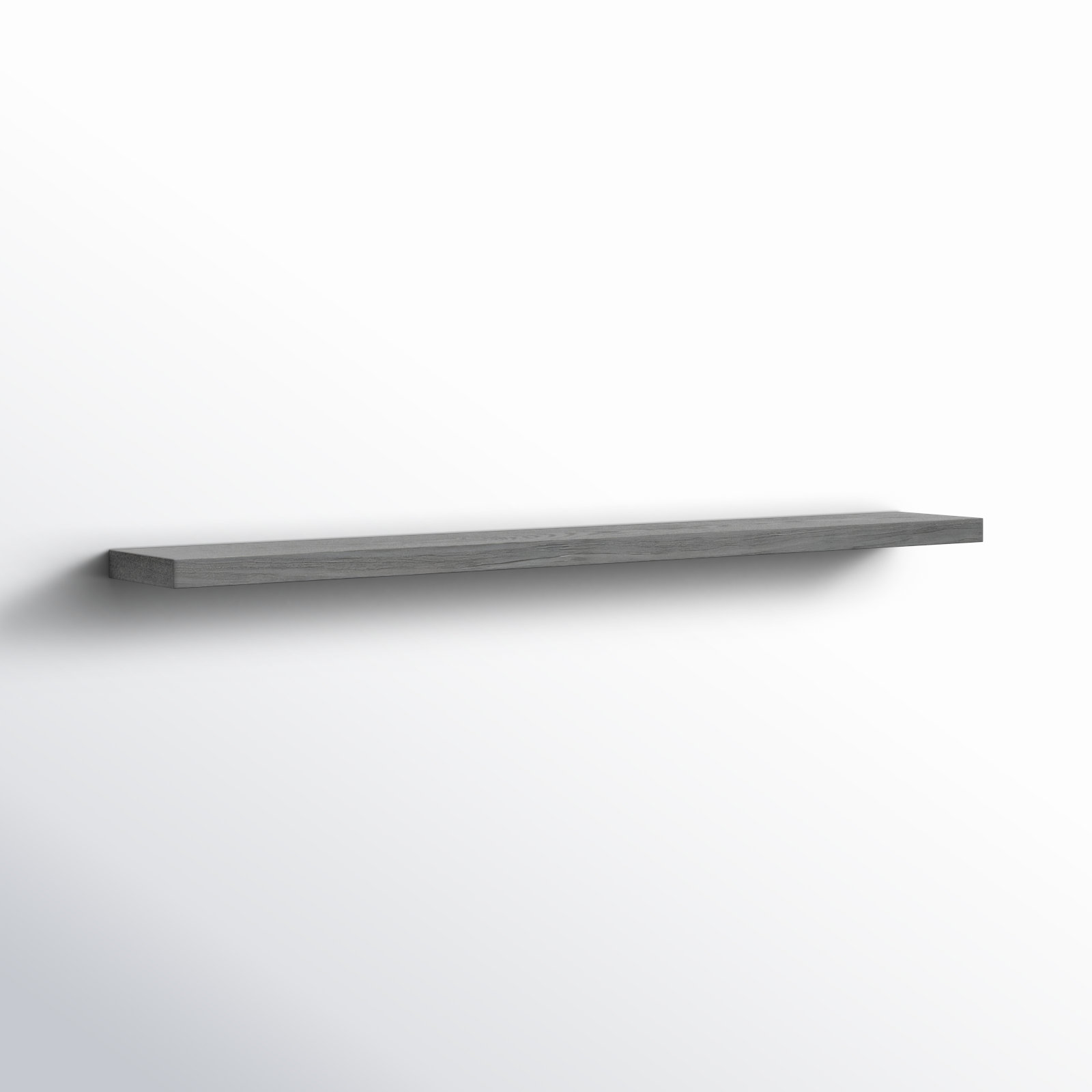 Sherice Floating Shelf, 1.97" H x 74.81" W x 10.24" D, Wenge