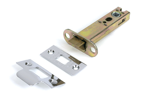 Polished Chrome 4" Heavy Duty Latch, Polished Chrome
