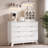 Fluted 8-Drawers Dresser For Bedroom,47''W Boho Storage Dresser & Chest-865826700