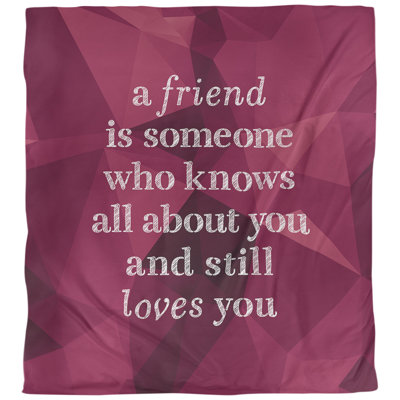 Housse de couette Love and Friendship Quote