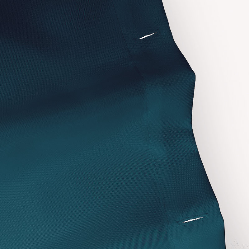Floral Shower Curtain, Teal