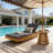 Outdoor Recliner with Water-Resistant Lounge Cushion-338713214