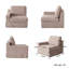 Oecusse Upholstered 38.6 " Linen Sectional-41722514