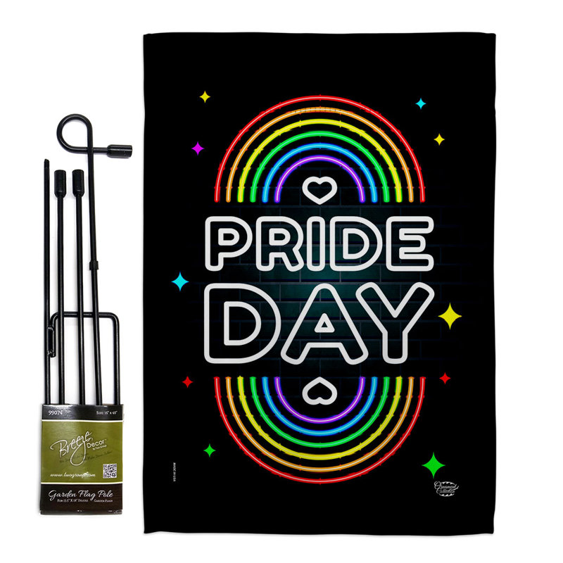 Double Sided 18.5'' H x 13'' W Polyester Kwanzaa Flag Set